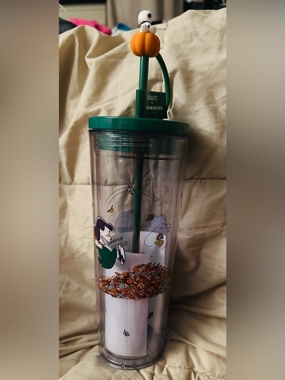 Starbucks Peanuts Plastic Tumbler
